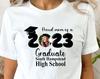 Personalised Graduate T-Shirt / Custom Photo Picture Graduation Proud Mom Dad Brother of a 2023 Shirt / Class of 2023 Family T-Shirt Tee