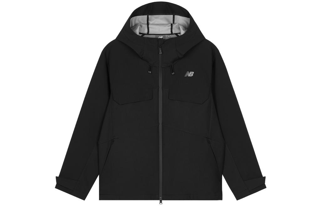 New Balance Jackets Men s Black Hooded Moderate Other 5AD38641-BK S