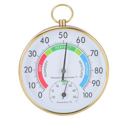 Indoor Thermometer Hygrometer Wall Hanging Temperature Humidity Meter for Greenhouse Home Warehouse Office 3.94in