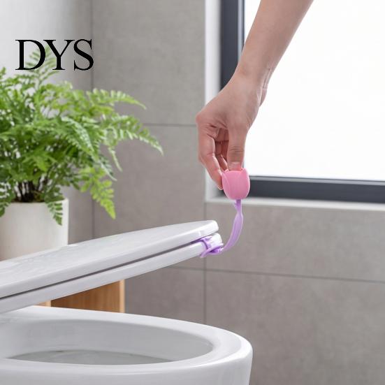 Portable Toilet Lid Handle Silicone Tulip Lifter, Hands-Free Seat Lift Handle, Avoid Touching Cover Tool, Bathroom Accessories Hotel Supplies