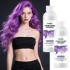 100 ml Farbfixierendes Lila Shampoo Farbe fixieren Grauhaarabdeckung Gelbstich nach dem Bleichen Haarfärbemittel Langanhaltend Nicht reizend Pflege