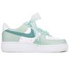 Nike Air Force 1 Slip Resistant, Abrasion Resistant, Lightweight Low top Skateboard Shoes Women's White Green DD8959-100(Team18-AF1)