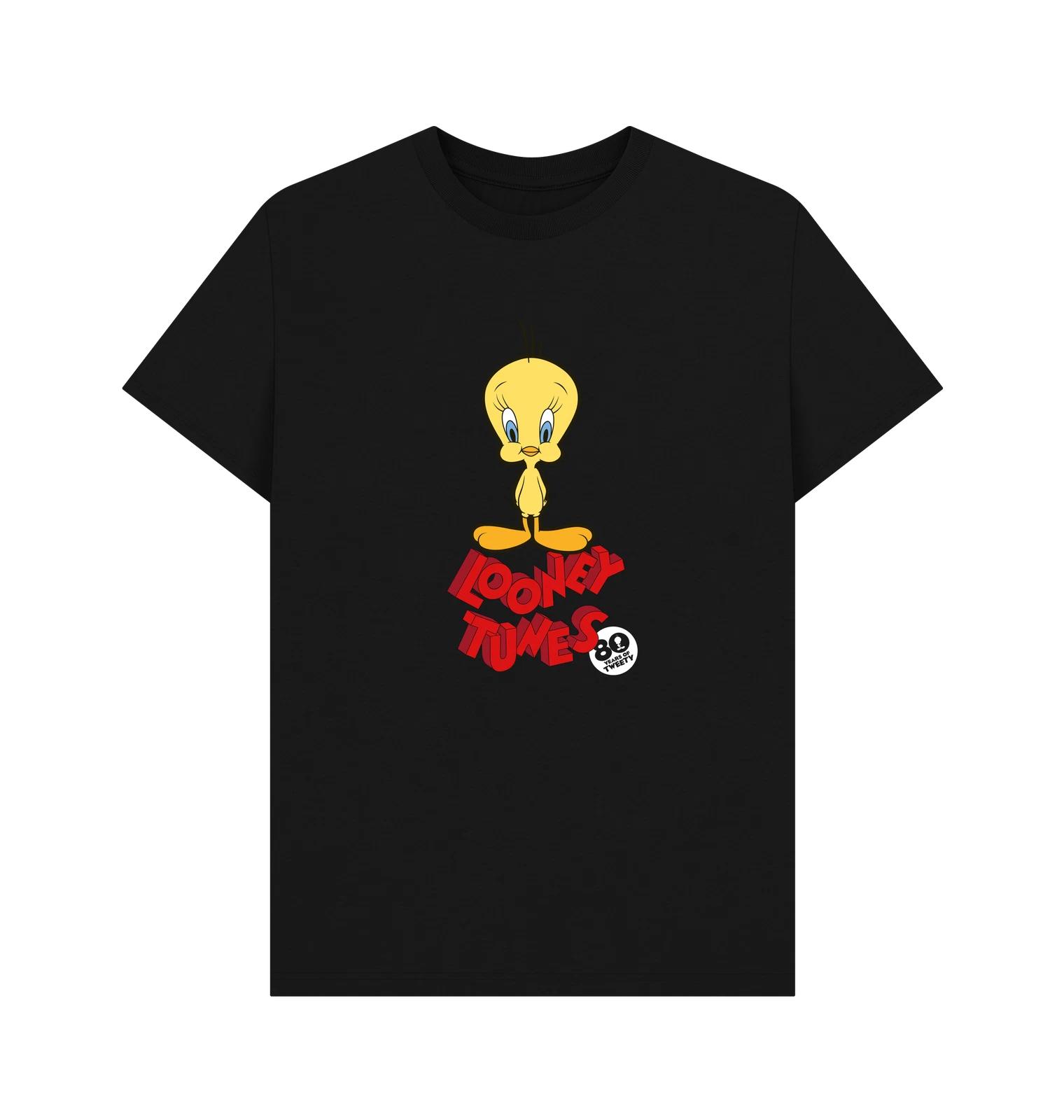 PREMIUM OFFICIAL Looney Tunes Tweety 80th Portrait Unisex T-Shirt S