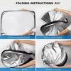 Foldable Car Windshield Sun Shade UV Block Heat Insulation For Mercedes Benz Maybach GLS Interior Protection Accessories