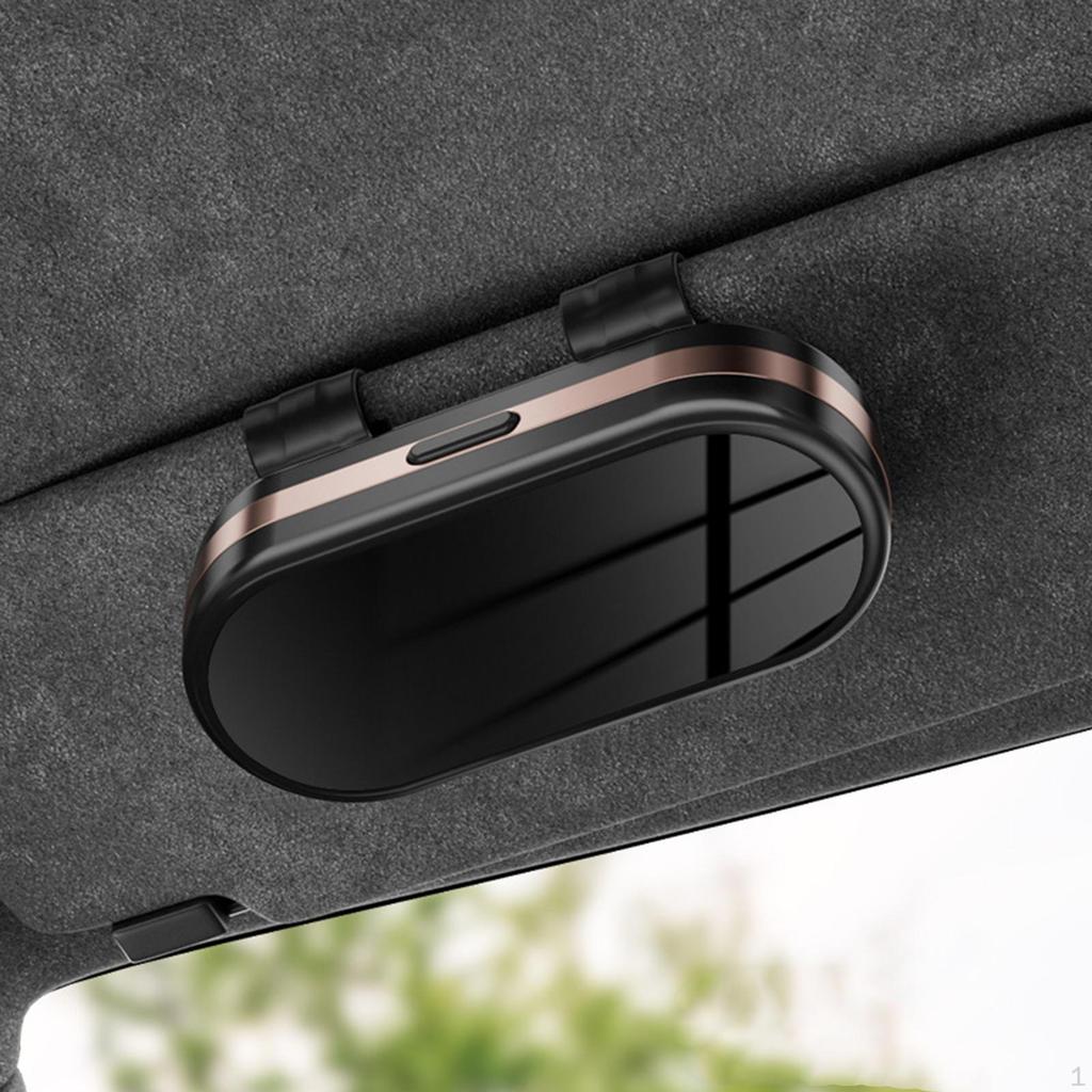 Car Visor Sunglasses Holder Auto Glasses Case Box Clip