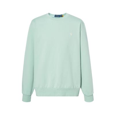 Polo Embroidered Logo Crew Neck Pullover Long Sleeve Sweatshirt Men Sweatshirt Green 710916689-012