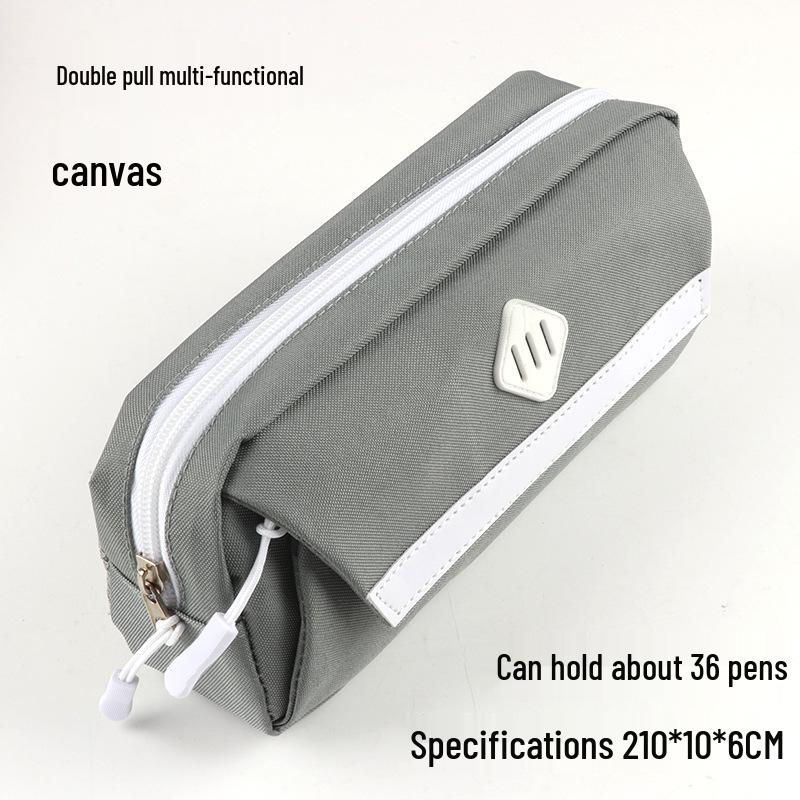 Camouflage Multi-Layer Pencil Case - Large Capacity, Multifunctional Oxford Canvas Stationery Bag for Students