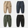 Children's Casual Pants Boys' Spring and Autumn Pants Baby Embroidered Pants