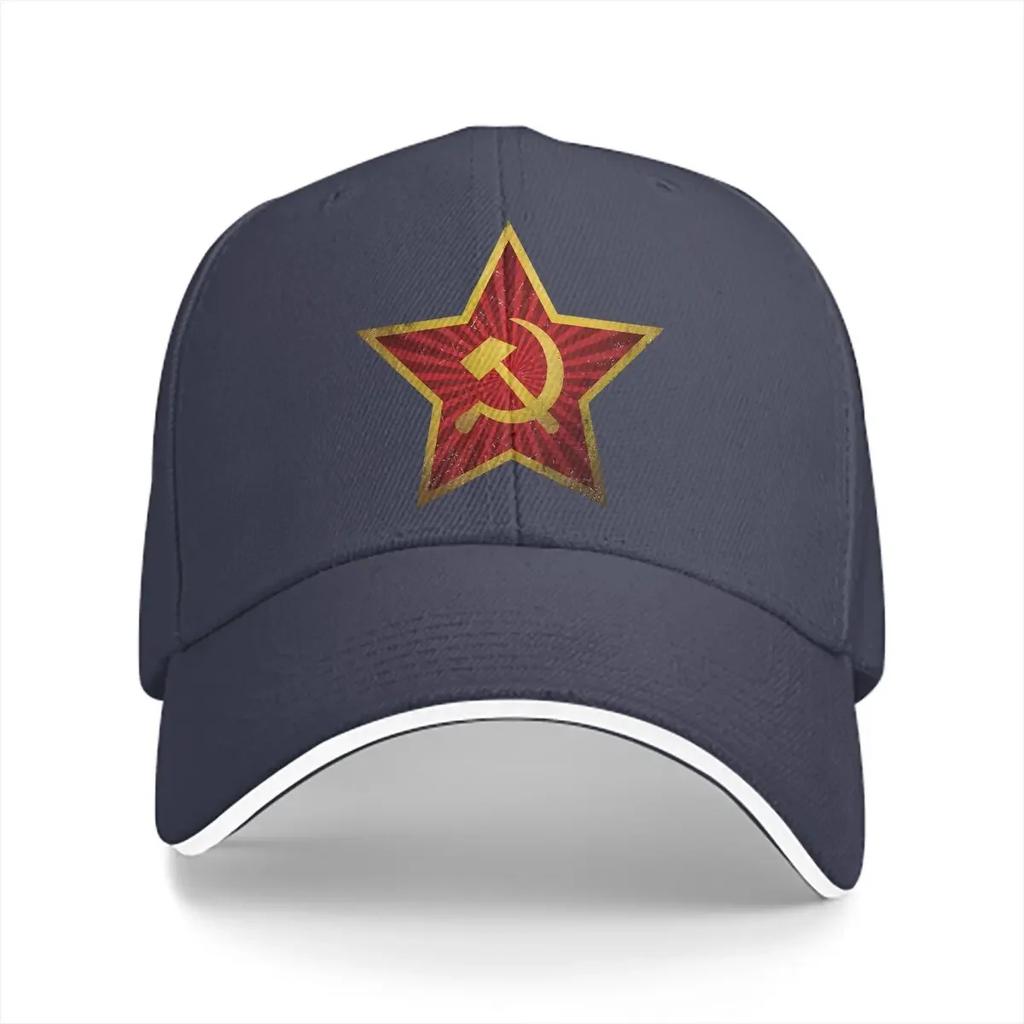 Soviet Red Star Insignia Baseball Cap Men Hats Women Visor Protection Snapback Russian USSR CCCP Caps