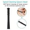 2pc Spiral Ear Spoon, Double Headed Rotating Ear Digging Spoon, EarPicking Tool, Double-Ended Earpick, Clean Ear Safety
