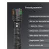 S2301 White Laser Zoom Flashlight with Screen Display
