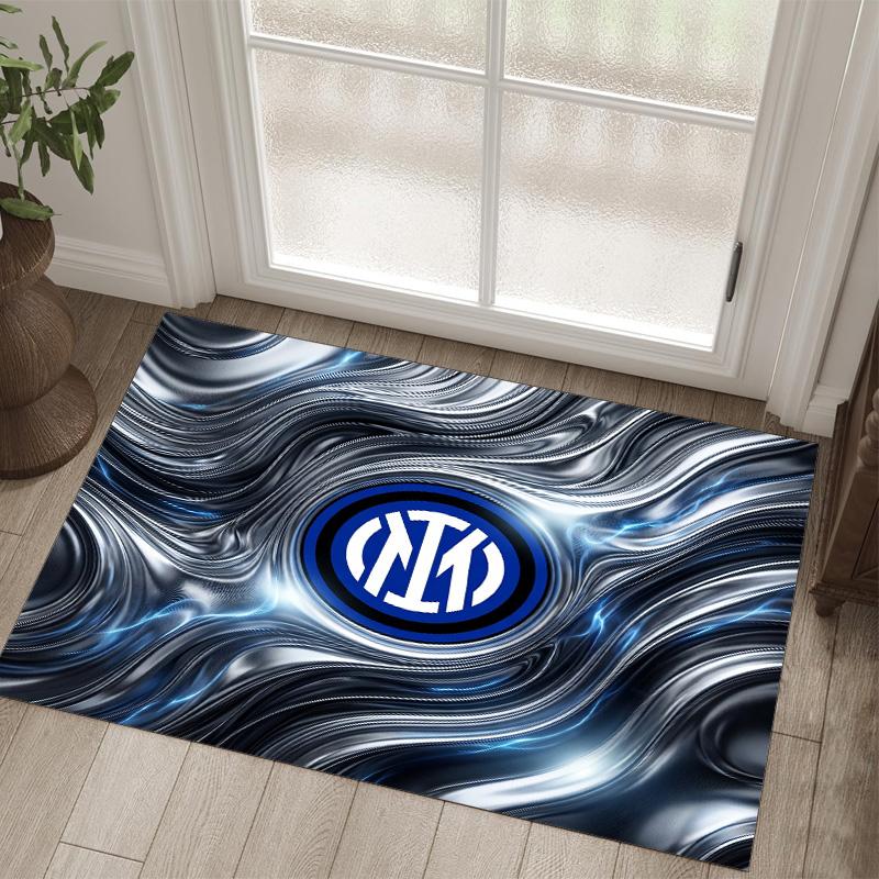 Borussia Dortmund Design Crystal Velvet Carpet Cozy Non?Slip Printed Rug For Bedroom Living Room Entrance