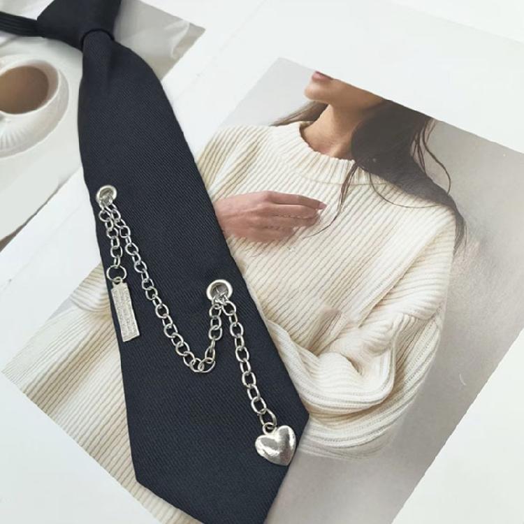 Modny krawat Regulowany dodatek na szyję Miękka oddychająca tkanina Nowoczesny unisex krawat Odpowiedni do noszenia na co dzień