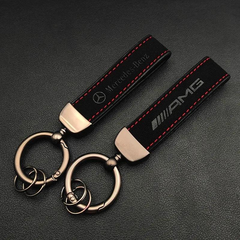 FBK3   2025 Hot New Car Keys Chain Rings Holder KeysChain For Mercedes Benz AMG S320 W164 W205 W204 W168 C180 E320 A200 CLA CLK CLS ML