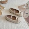 Kids Ballet Flats for Girls with Cute Bowtie and Colorful Options Non-Slip Soft Sole Toddler Dance Practice Flats Elegant spring