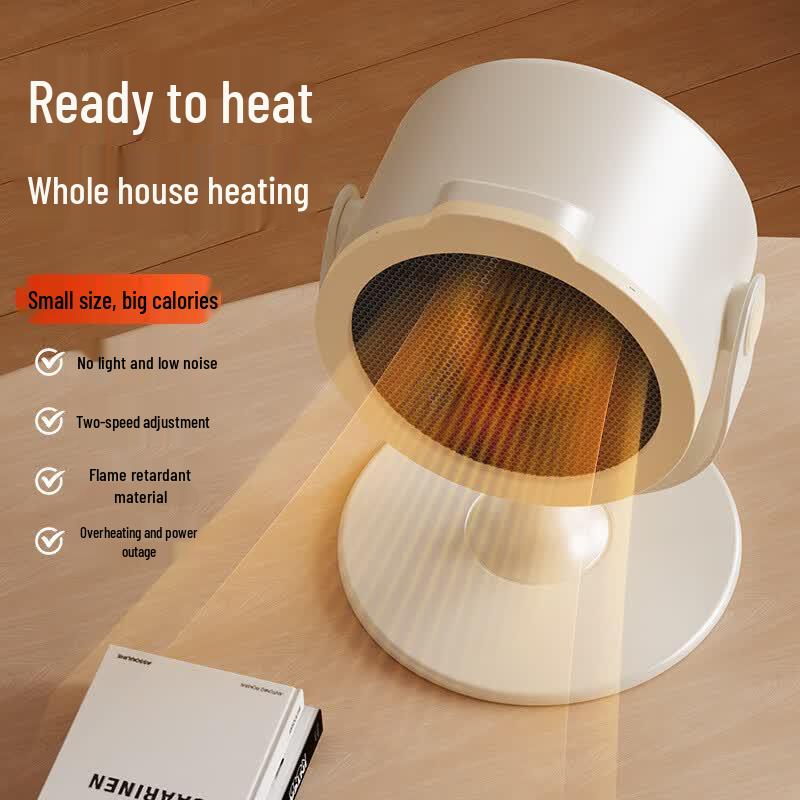 ZISIZ Mini Desktop Fan Heater
