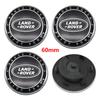 4 Pezzi 60mm Tappi Centrali Ruota Galleggiante Coprimozzo Per Land Rover Range Rover Discovery Evoque Sport Defender Velar Premium Pro XSS1