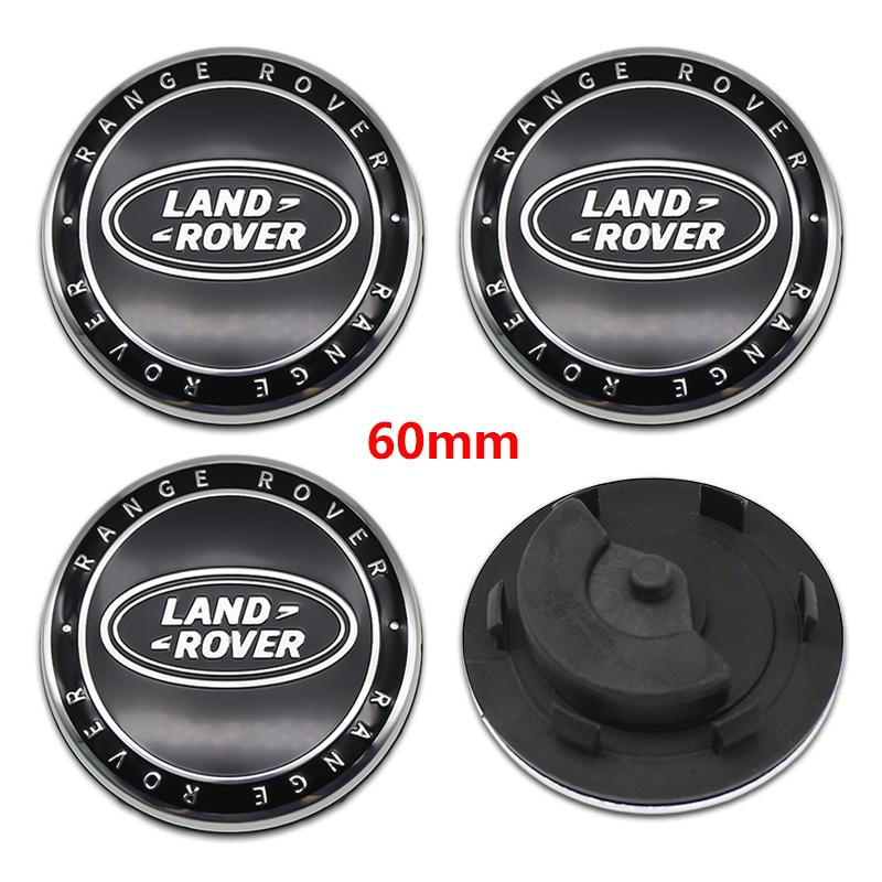 4 Pezzi 60mm Tappi Centrali Ruota Galleggiante Coprimozzo Per Land Rover Range Rover Discovery Evoque Sport Defender Velar Premium Pro XSS1