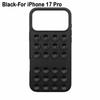 Silicone Phone Case Suction Cup Bracket Phone Protective Shell for iPhone 17/Air/17 Pro Max