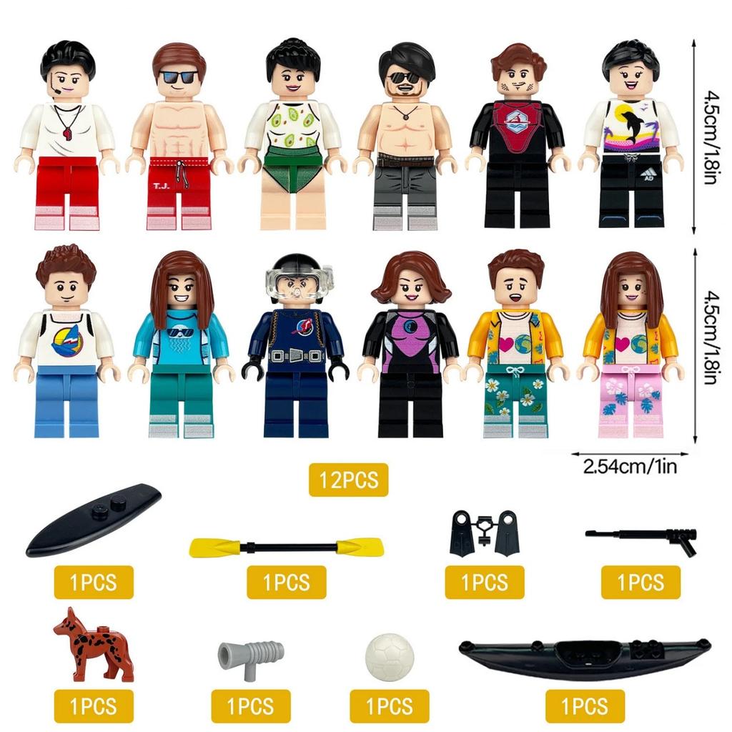 Building Block Minifigure Puzzle Soldier Assembly Occupation Toy