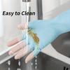 1 Pair Clip Household Cleaning Latex Gloves Flexible And Close-Fitting Style Soft And Comfortable Reusable
