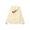 Nike Logo Print Sports Hooded Jacket Men Outerwear Apricot FB7062-113