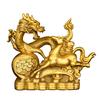 Brass Dragon Horse Spirit Chinese Dragon Ornament Copper Horse Crafted Home Decor for Living Room Gift