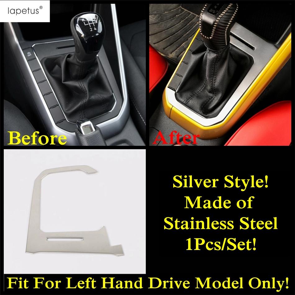Central Control Gear Shift Panel Decoration Cover Trim For VW Volkswagen Polo - Car Stainless Steel Interior Accessories