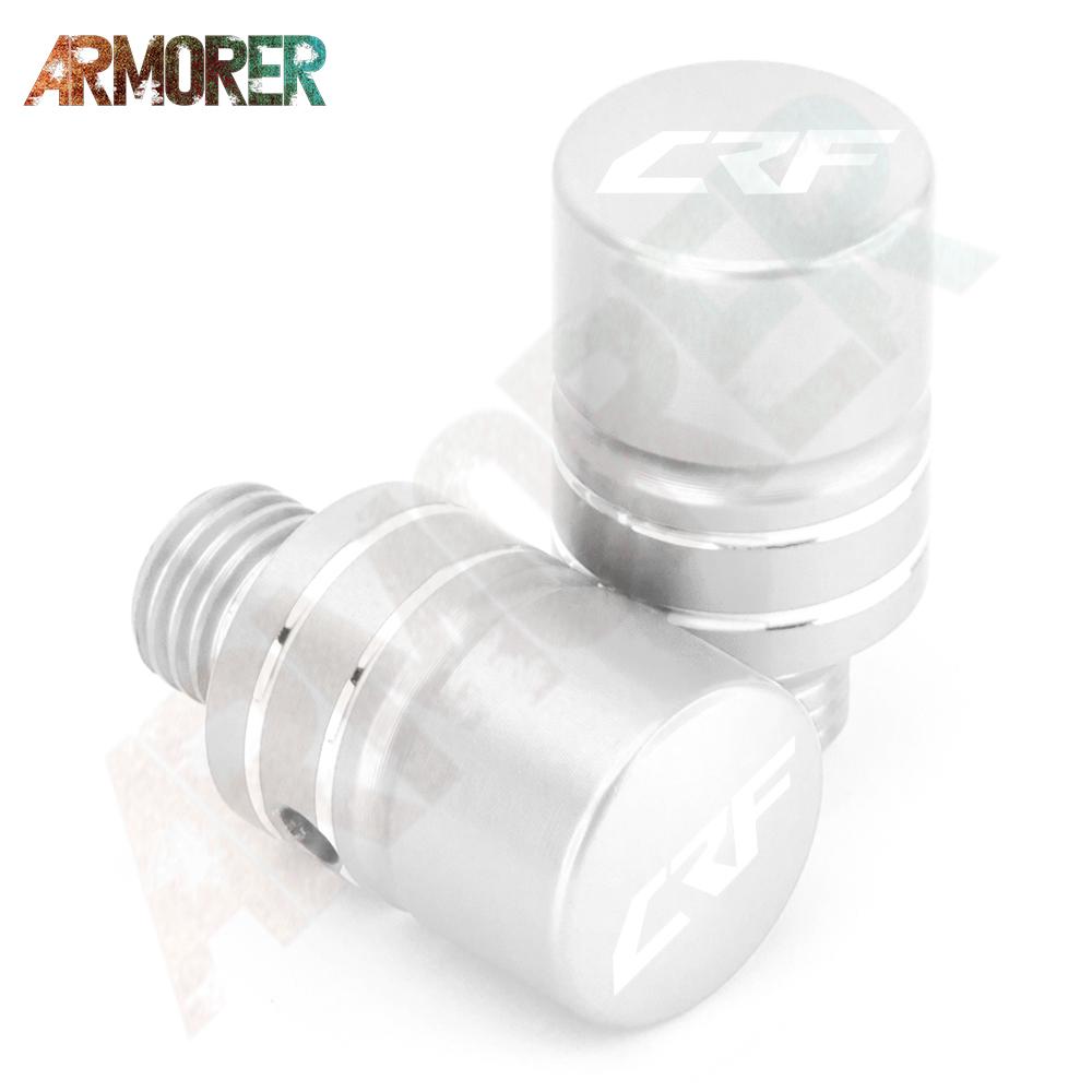 Für HONDA CRF1000L CRF 1000L Twin CRF250 Rally CRF250L CRF250M Mototcycle Zubehör M10 * 1,25 CNC Spiegel Loch Stecker