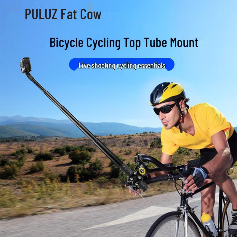

Крепление PULUZ для велосипедной трубы и руля с палкой для селфи для DJI/GoPro чёрный