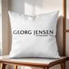 Luxuny GGeorg JJensen Cushion Cover Natural Linen Organic Fabric DoubleSided Printing Couch Pillow Covers Home Decor