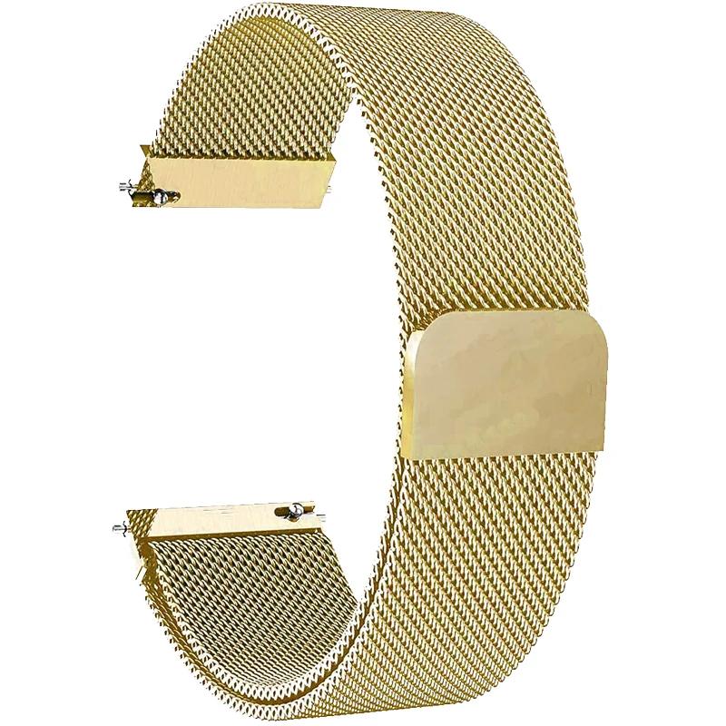

Metal Strap For HUAWEI WATCH GT6 41mm Watchband For Huawei Watch GT 5/4 41mm Magnetic Bracelet For huawei watch 5 42mm Wristband Universal 18mm золотой