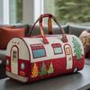 3D-gedruckte gesteppte Baumwoll-Reisetasche - Damen Yoga-Tote-Handtasche