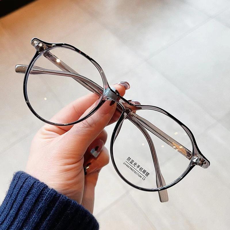 Luxury Brand Round Reading Glasses Ultralight Frame Blue Light Blocking Eyeglasses Women Men Rice Nail Prescription Glasses +2.5