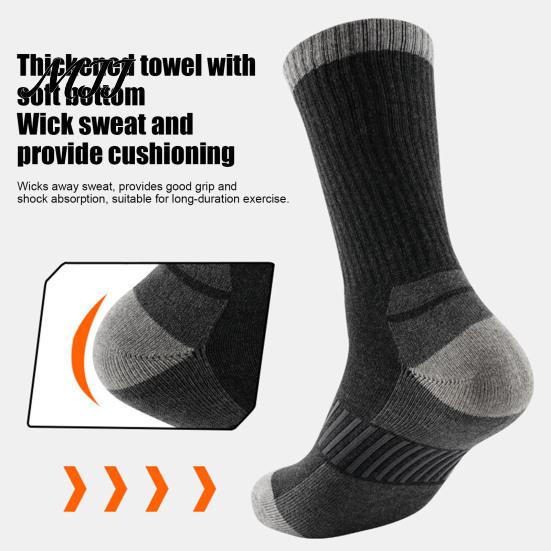 Outdoor Winter Activity Socks Unisex Cotton Ski for Women Men, Thermal Snowboard Socks, Skiing Accessories Adults Warm Snowboarding Hiking Hunting and