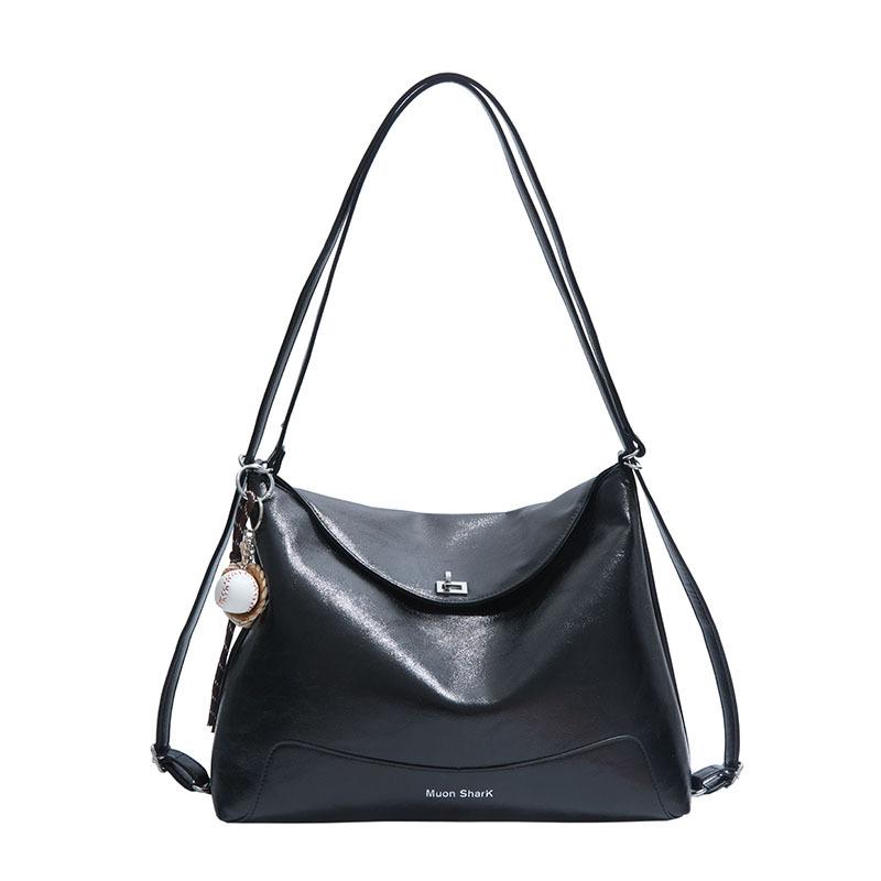 

Вместительная сумка-тоут для поездок на работу, женская новая повседневная универсальная на плечо, сумка-мессенджер, рюкзак no pendant чёрный