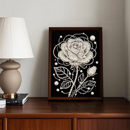 DIY Parel Schilderen Kit 3D Kunstparel Ambacht Bloemen Fee Balerina Ontwerpen Muurkunst Ambachtskit voor Volwassenen Huis Woonkamer Slaapkamer Decoratie