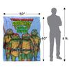 Teenage Mutant Ninja Turtles: Mutant Mayhem Turtle Teens Silky Supersoft Blanket