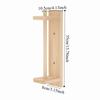 Wall Mounted Paper Towel Holder Wood Tissue Storage Holder Durable Roll Paper Hanger  Home