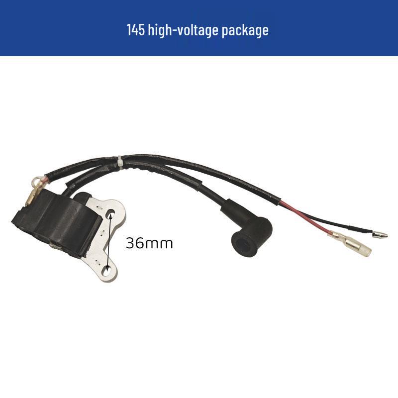 145 Eagle King 4-Stroke Gasoline Engine Accessories Set: Pull Starter, High-Voltage Coil, Cylinder Spare Parts for Lawn Mower