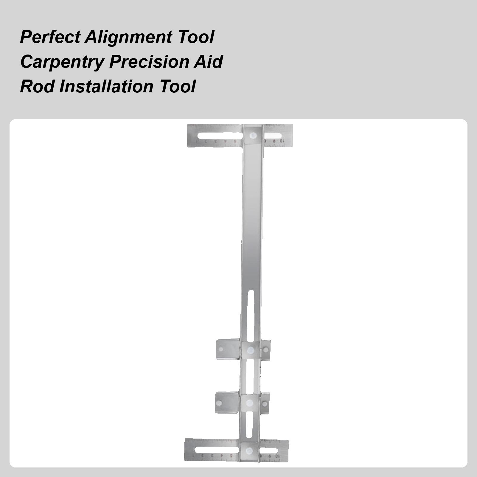 

Closet Dangling Rod Installation Tool Adjustable Stainless Steel Cabinet Jig Template Positioning Hole Opener For Professional China Mainland