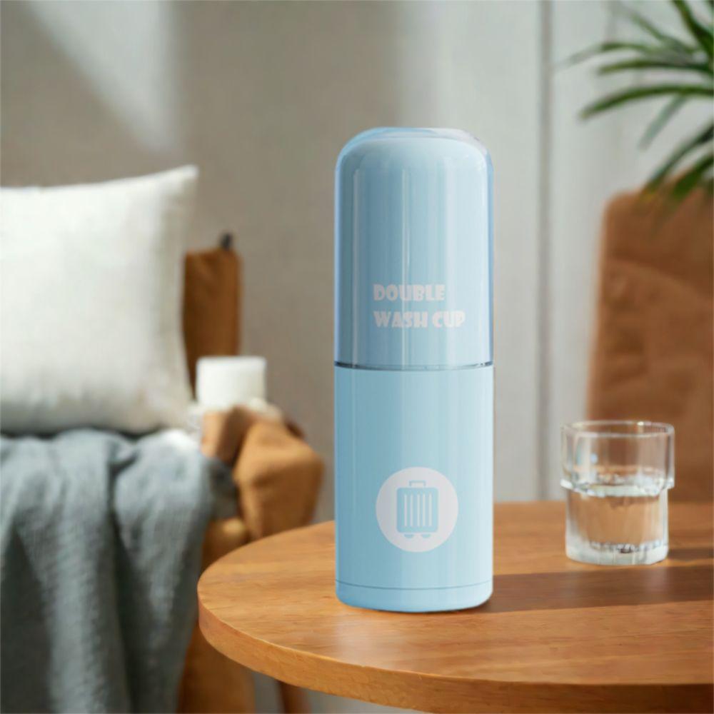Plastic Travel Wash Set Multi Functional Travel Storage Box Hygienic Portable Wash Cup  Daily Use