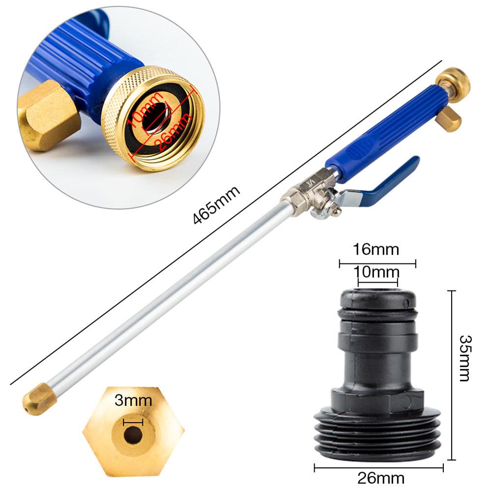 Garden Water Gun for Car Washing Electric Cold Water Pressure Washer Irrigation Tool 3 4 46cm Blue