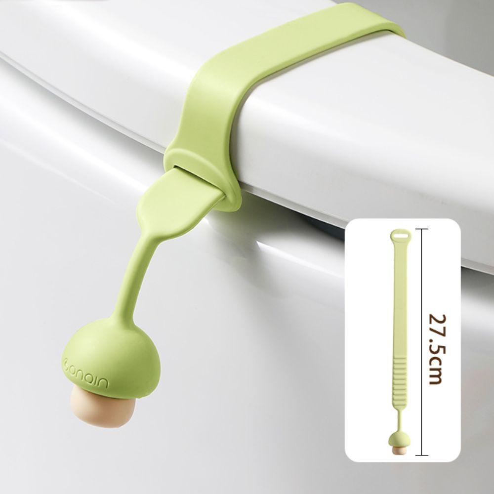 Silicone Toilet Seat Cover Lifters Portable Touch Free Toilet Lid Lifter Handle Durable Mushroom Shape Toilet Seat Pad Lifter