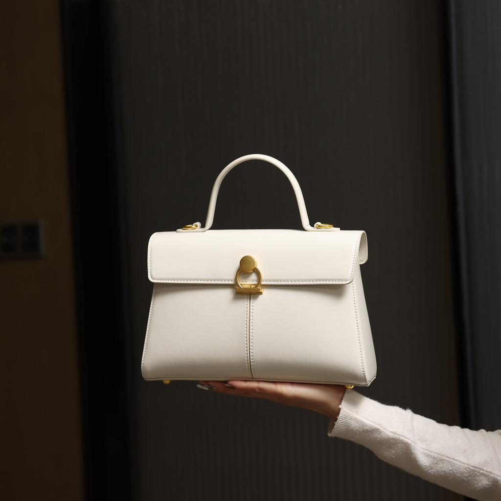 Tasche für Damen, Einfach für den Weg zur Arbeit, Retro-Handtasche, Hochwertiges und Nischen-Design, Umhängetasche, Geschenk