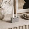 Marble Candlestick Decoration Home Livingroom Dining Table Candle Stand Ornaments Bedroom Travertine Candle Holder Accessories