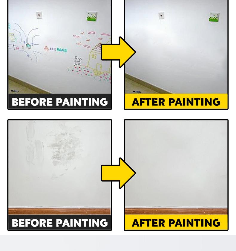 Wall Paint Brush Water-based Net Flavor Latex Paint Interior Wall Renovation Cover Stains Repair White Paint Self-paint Paint