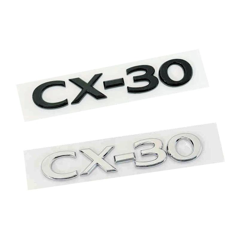 ABS Car Body Fender Side 3D Letter Emblem for Mazda CHR CX4 CX5 CX7 CX30 CX50 CX60 CX90 Rear Trunk Badge Replaced Sticker tbfxu53