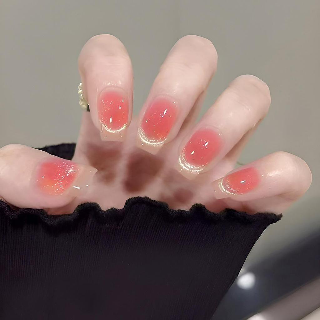 Handmade High-End Flash Diamond Nails: Boost Skin Glow with Pure Desire Style