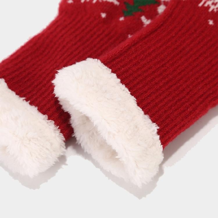Trendy Red Hat Scarf Gloves Set for Christmas Celebrations Christmas Gifts